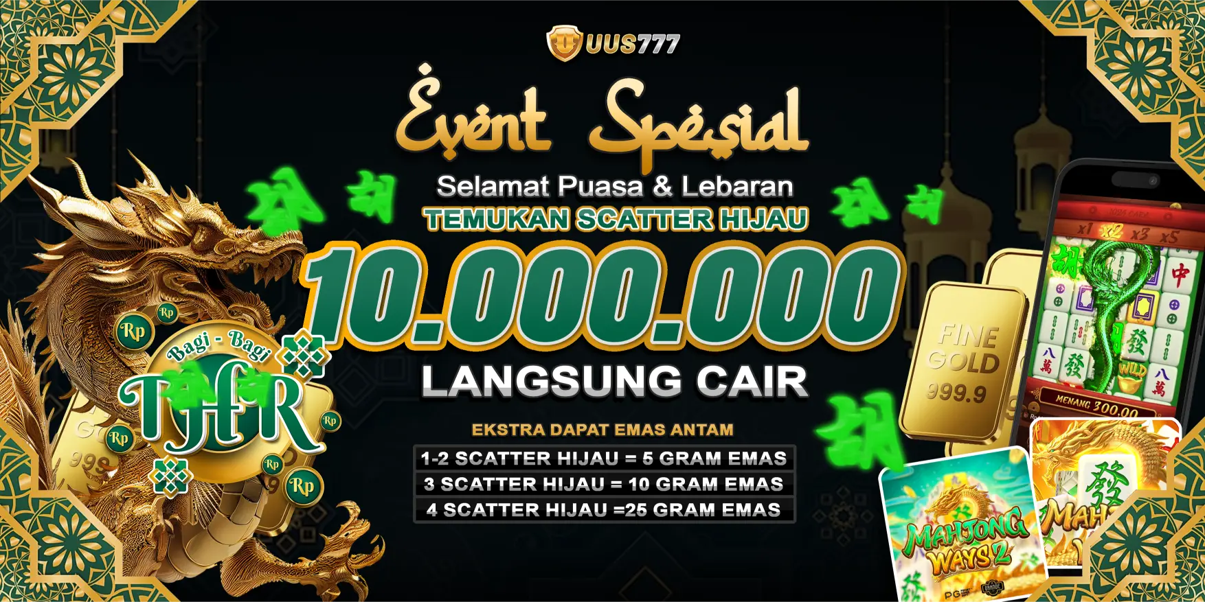 SCATTER HIJAU UUS
